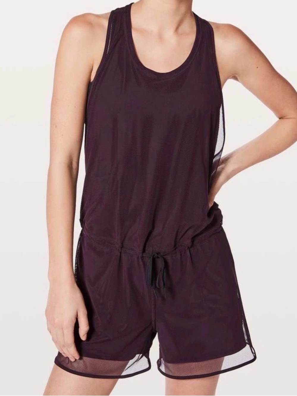 Lululemon Non-Stop Romper Black Cherry Size 4